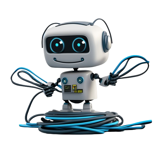 A helpful bot, joining cables